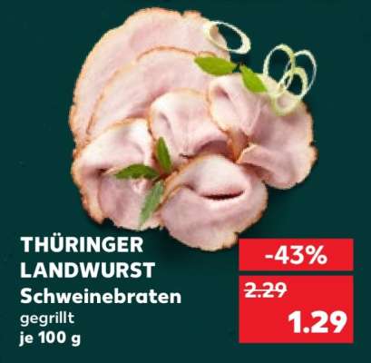 THÜRINGER LANDWURST Schweinebraten