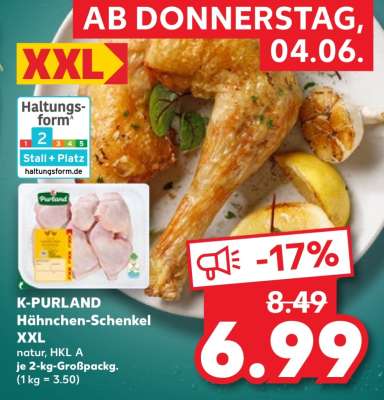 K-PURLAND Hähnchen-Schenkel XXL