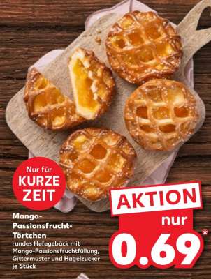 Mango-Passionsfrucht-Törtchen