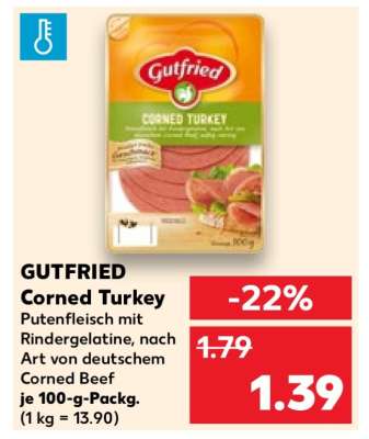 GUTFRIED Corned Turkey