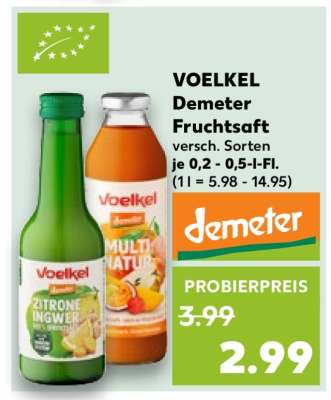 VOELKEL Demeter Fruchtsaft