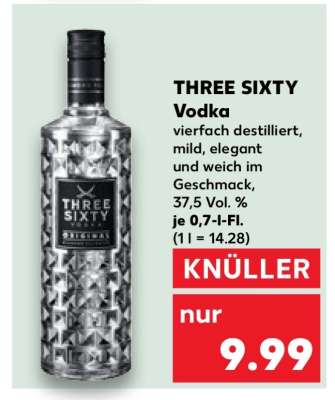 Three Sixty Vodka*
