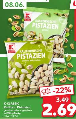 K-CLASSIC Kaliforn. Pistazien