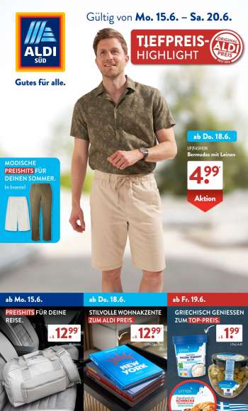 Prospekte ALDI SÜD - 15.06.2026 - 20.06.2026.
