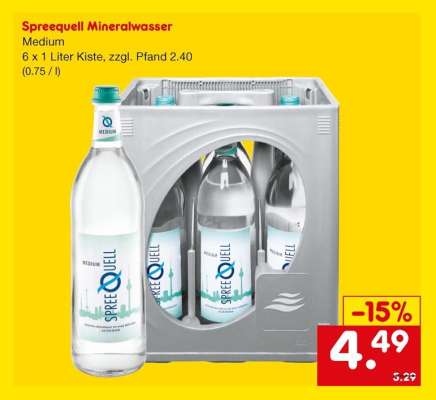 Spreequell Mineralwasser