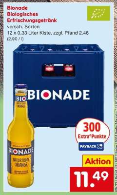 Bionade Biologisches Erfrischungsgetränk