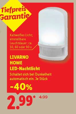LIVARNO home LED-Nachtlicht