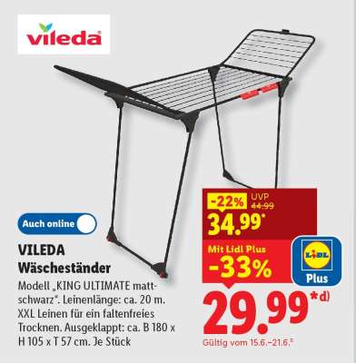 Vileda Wäscheständer