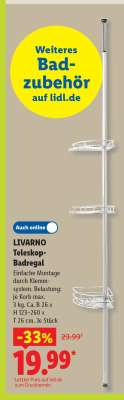 Livarno Teleskop-Badregal