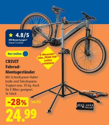 CRIVIT Fahrrad-Montageständer