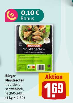 BÜRGER Maultaschen