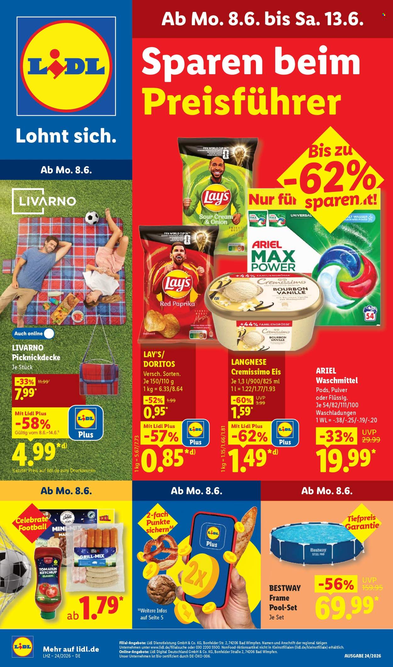Lidl Prospekte  - 8.06.2026 - 13.06.2026. Seite 1