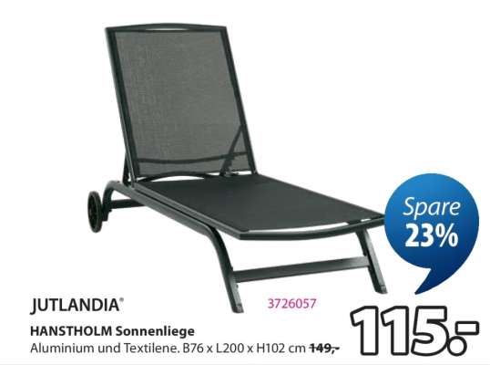 HANSTHOLM Sonnenliege