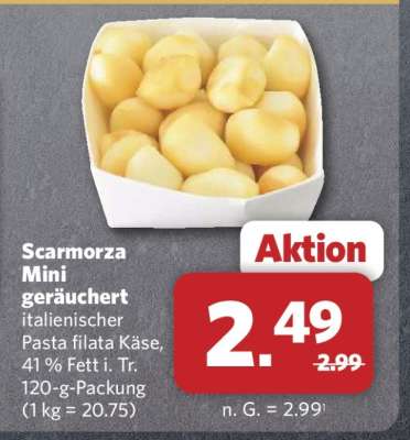Scamorza Mini geräuchert