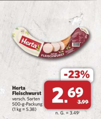 HERTA Fleischwurst