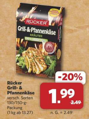 RÜCKER Grill- & Pfannenkäse
