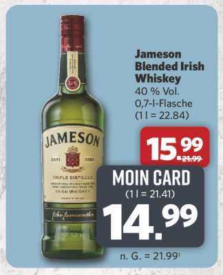 Jameson Blended Irish Whiskey