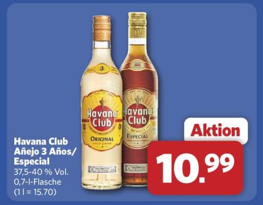 HAVANA CLUB Añejo 3 Años/Especial