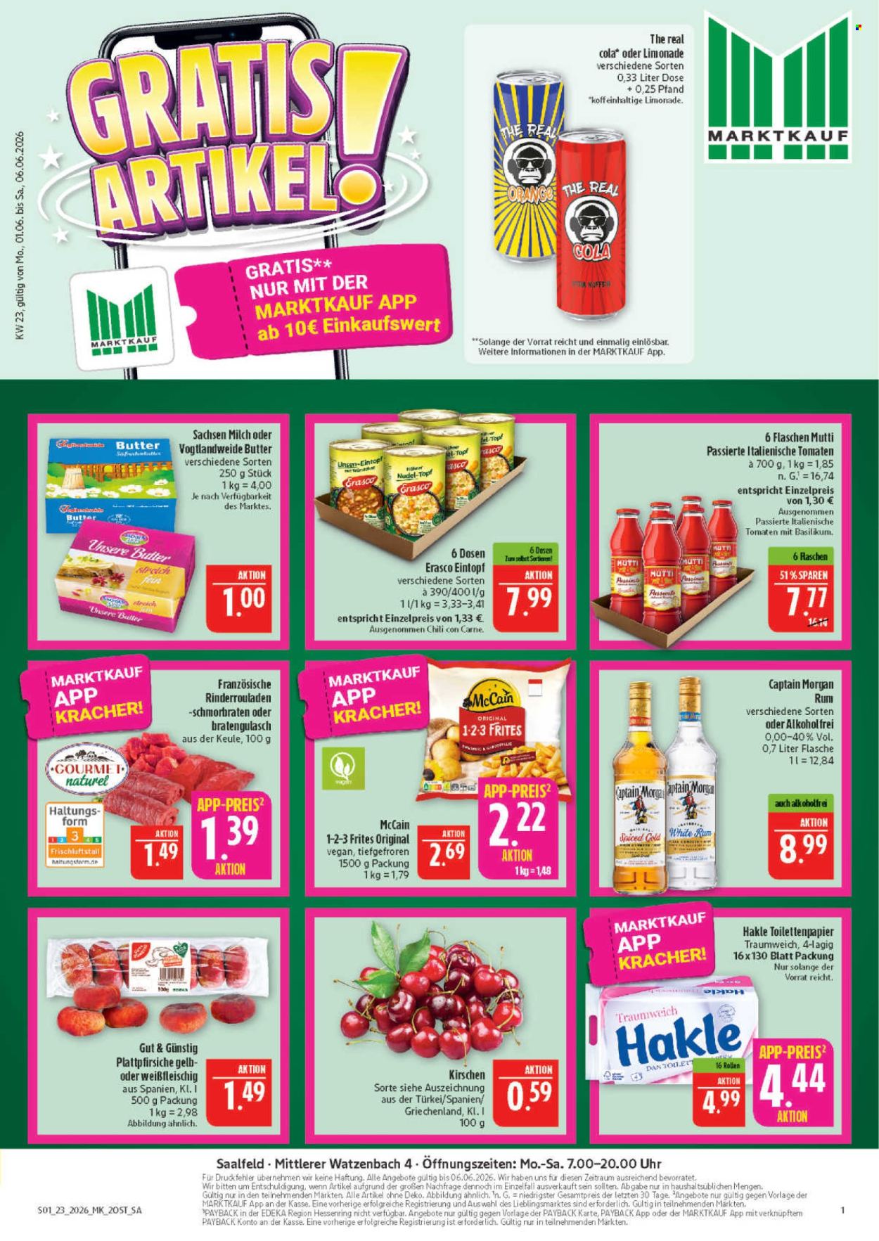 Marktkauf Prospekte  - 1.06.2026 - 6.06.2026. Seite 1