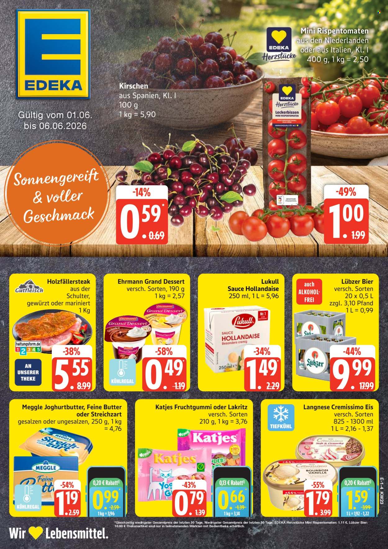 Edeka Prospekte  - 1.06.2026 - 6.06.2026. Seite 1