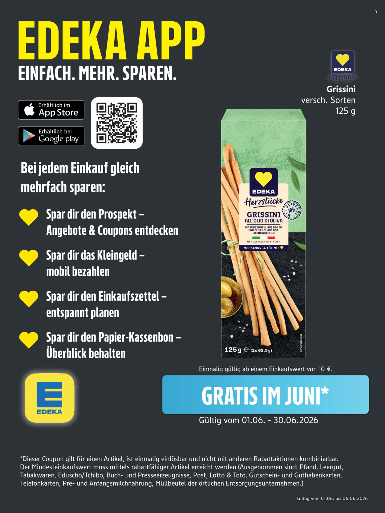 Edeka Prospekte  - 1.06.2026 - 6.06.2026. Seite 1