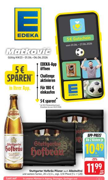Prospekte Edeka - 1.06.2026 - 6.06.2026.