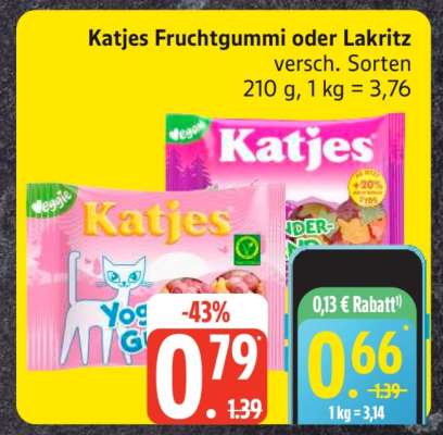 Katjes Fruchtgummi oder Lakritz