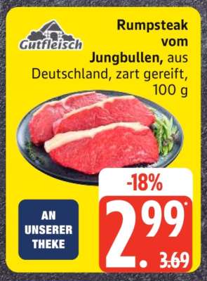 Rumpsteak vom Jungbullen