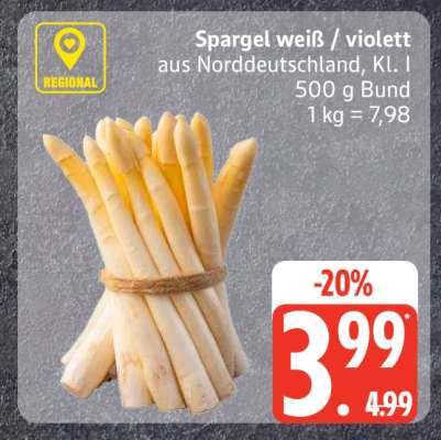 Spargel weiß/violett*