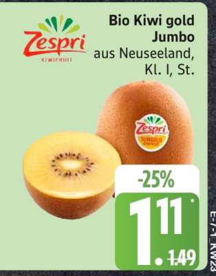 Bio Kiwi gold Jumbo