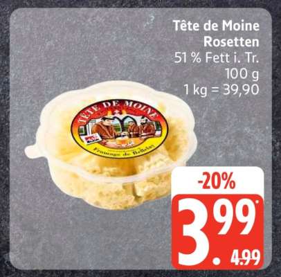 Tête de Moine Rosetten