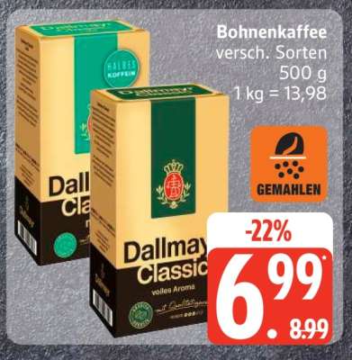 Dallmayr Classic Bohnenkaffee