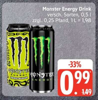 Monster energy drink