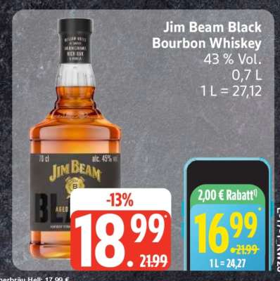 Jim Beam Black Bourbon Whiskey