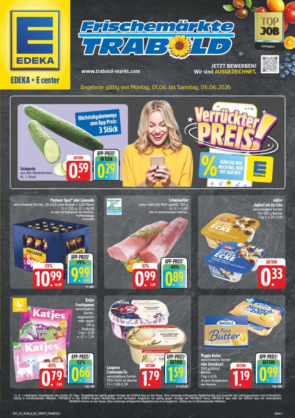 Edeka Prospekte  - 1.06.2026 - 6.06.2026. Seite 1