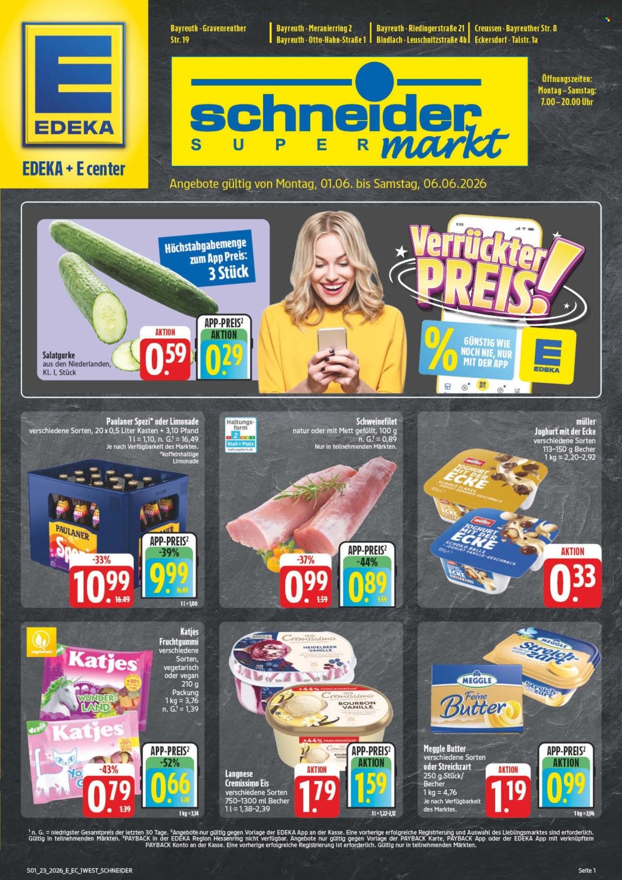 Edeka Prospekte  - 1.06.2026 - 6.06.2026. Seite 1
