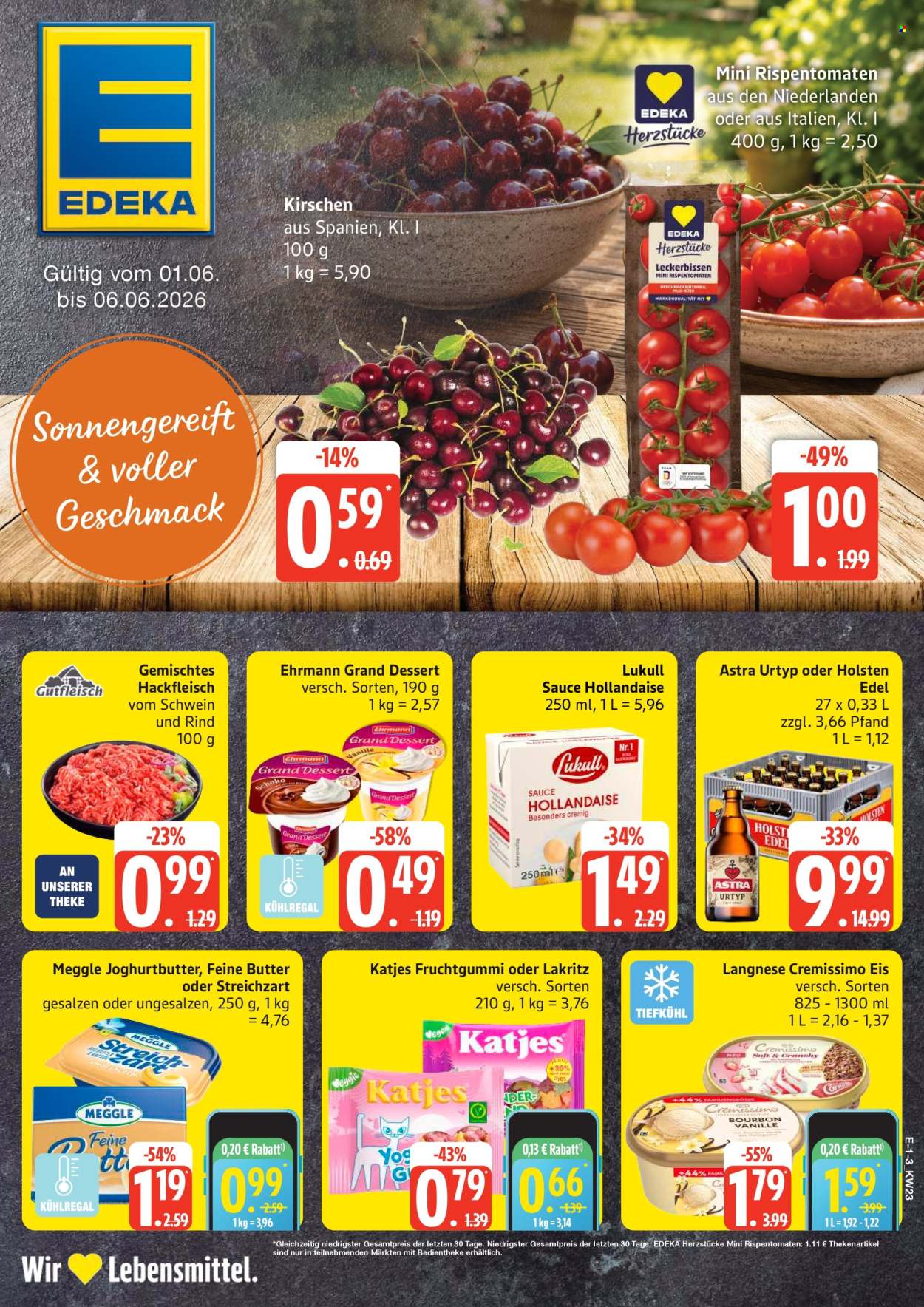 E center Prospekte  - 1.06.2026 - 6.06.2026. Seite 1