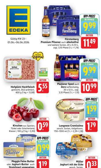 Prospekte Edeka - 1.06.2026 - 6.06.2026.