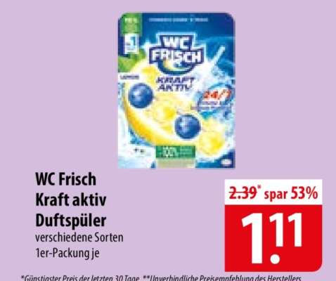 WC Frisch Kraft-Aktiv Duftspüler