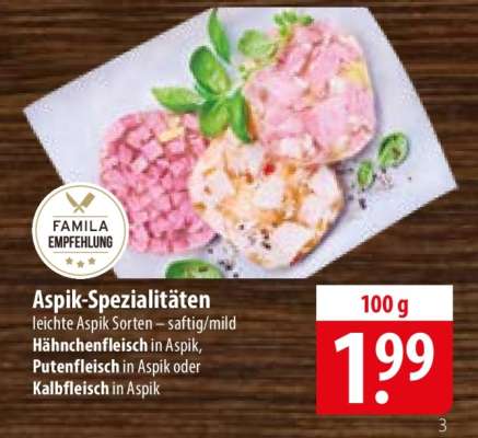 Aspik-Spezialitäten