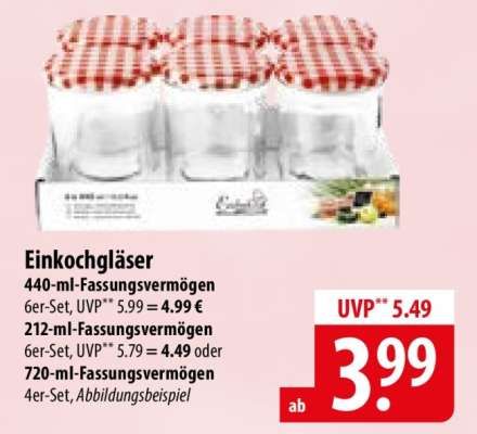 Einkochgläser