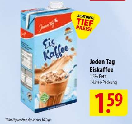 Jeden Tag Eiskaffee