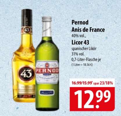Pernod Anis de France / Licor 43