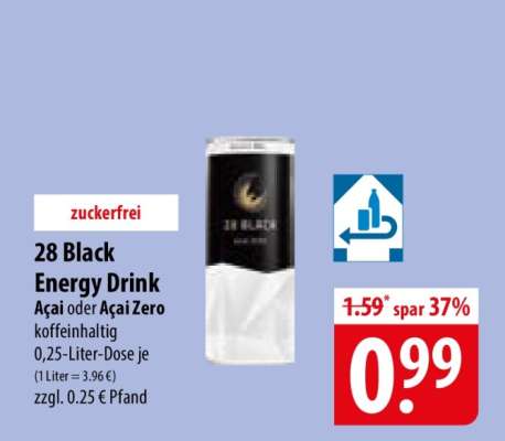 28 BLACK Energy Drink