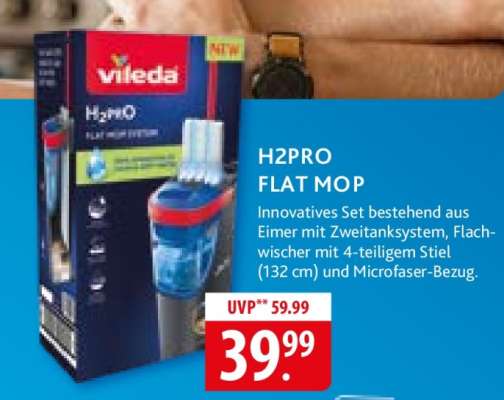 H2PRO Flat Mop