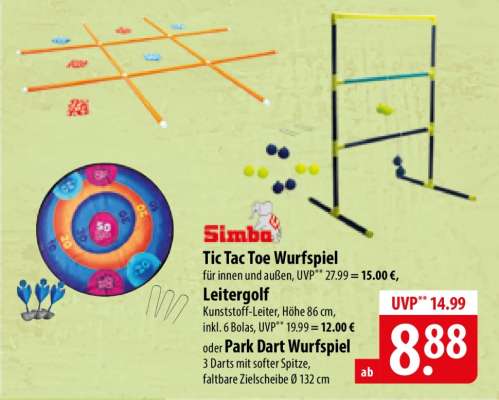 Park Dart Wurfspiel
