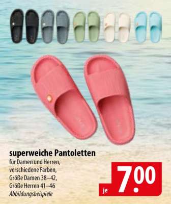 superweiche Pantoletten