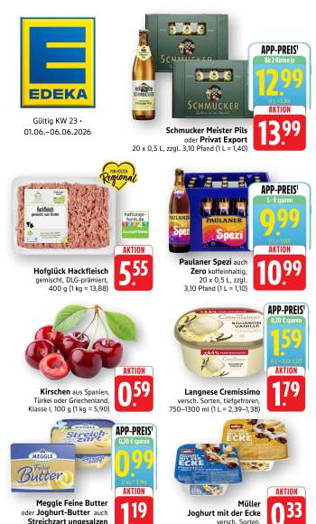 Prospekte Edeka - 1.06.2026 - 6.06.2026.