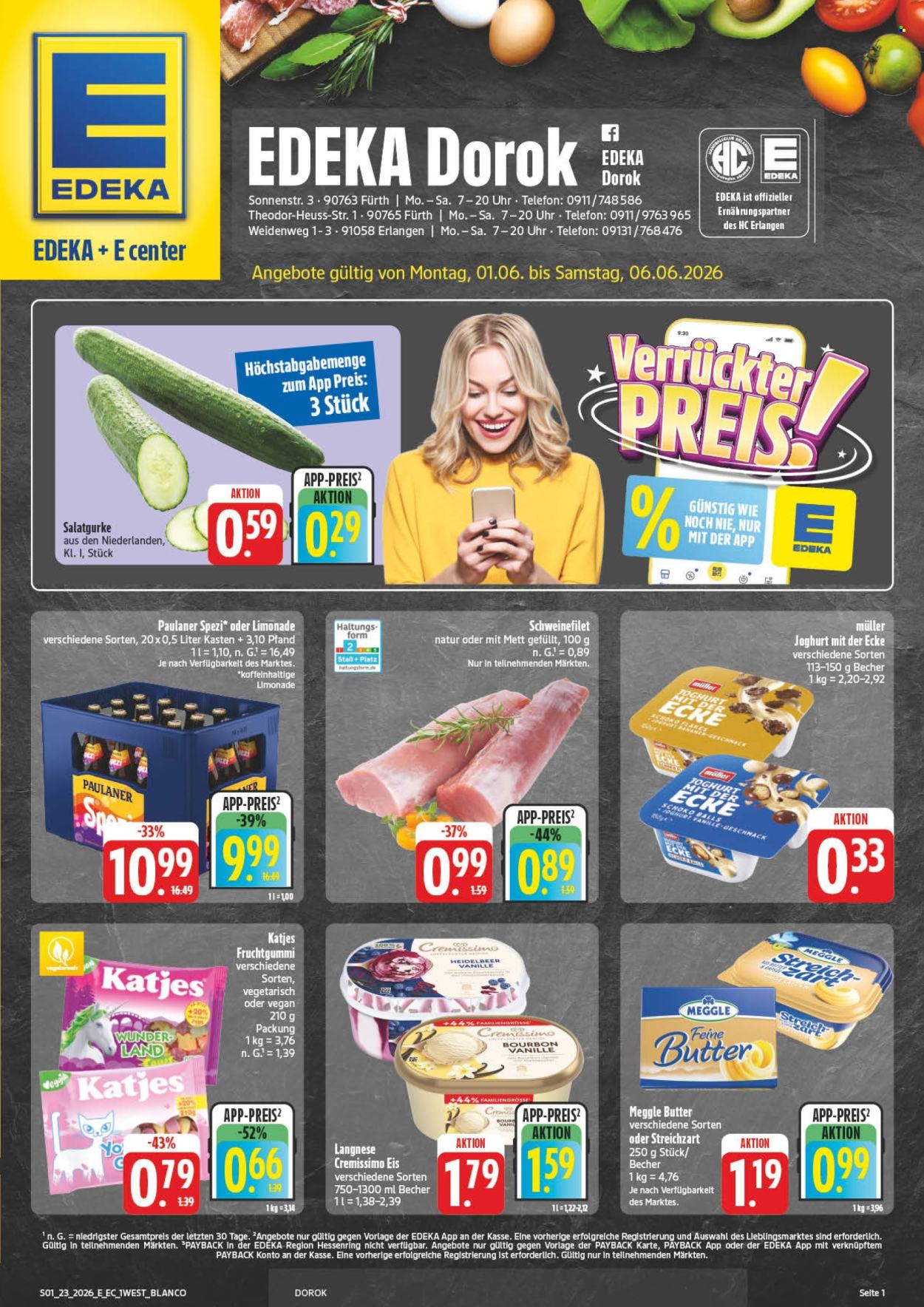 Edeka Prospekte  - 1.06.2026 - 6.06.2026. Seite 1