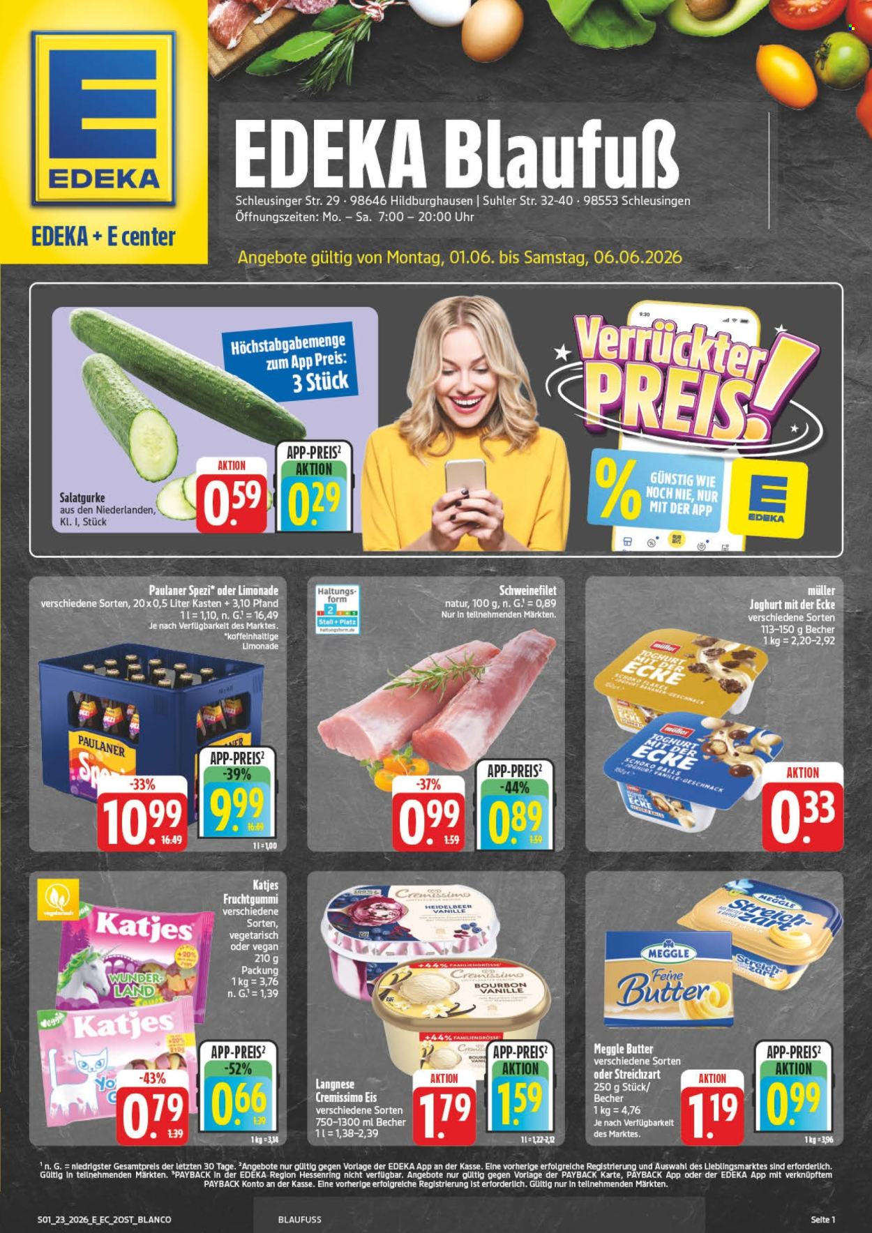 Edeka Prospekte  - 1.06.2026 - 6.06.2026. Seite 1
